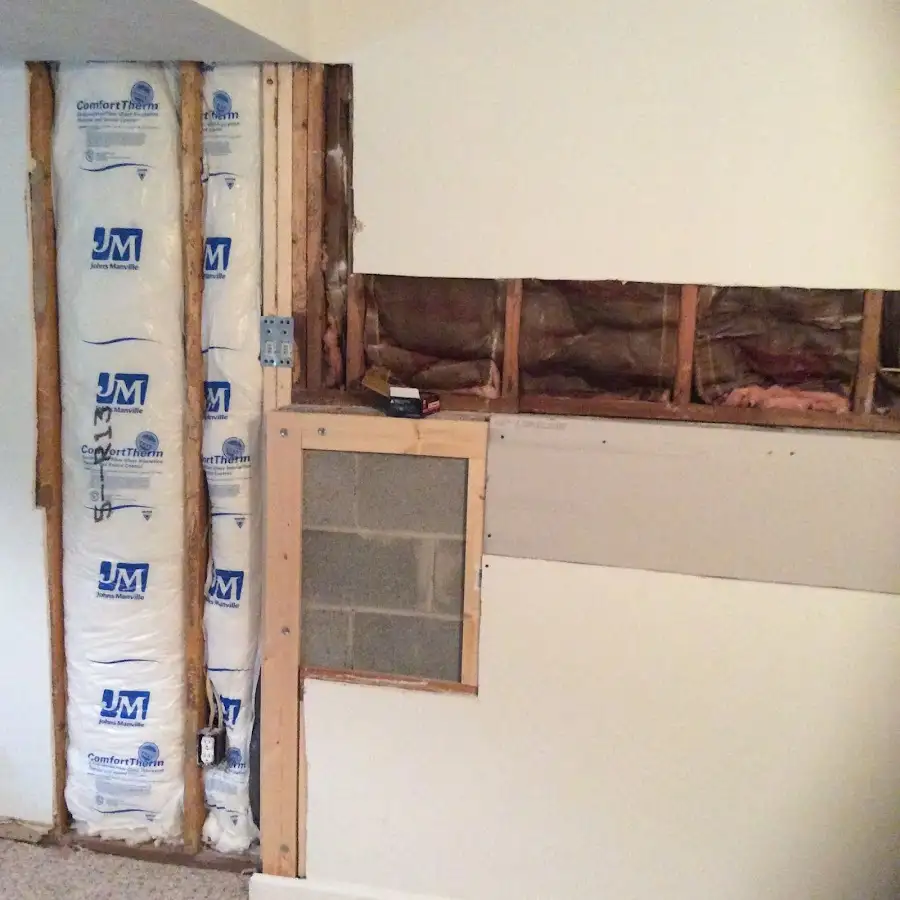 Wall insulation replacement during Contents Cleaning & Restoration in Hutto